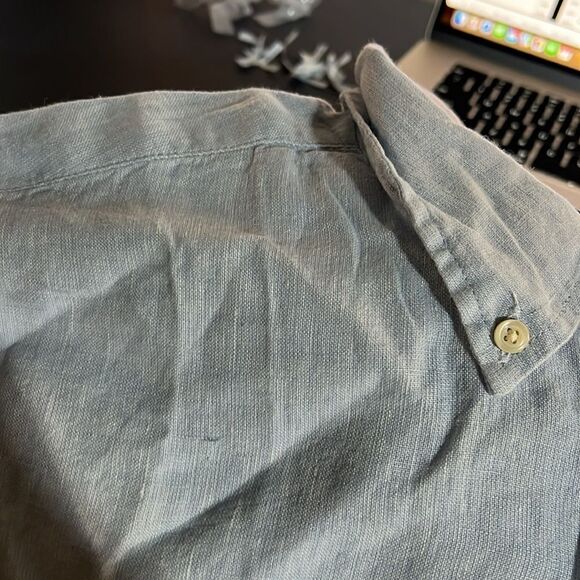 J. Crew Factory Classic linen-blend shirt - Picture 6 of 7